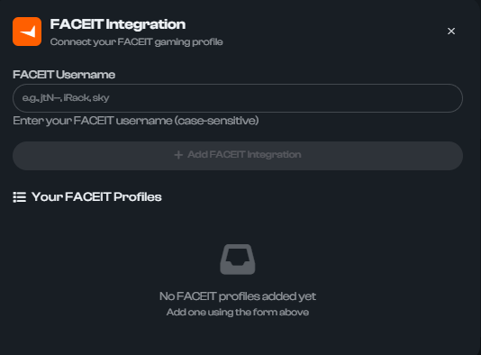 How to add FACEIT