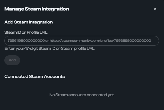 How to add Steam