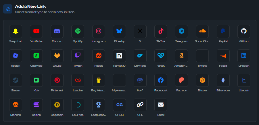 How to add a new link