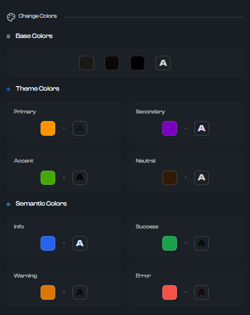 Change Colors