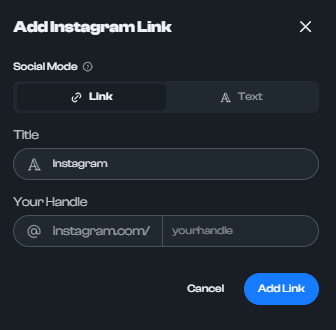 How to add Instagram
