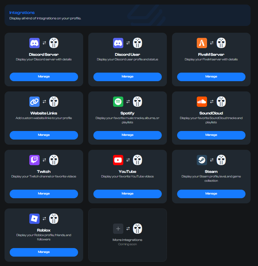 Integrations