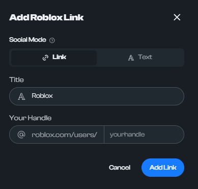 How to add Roblox