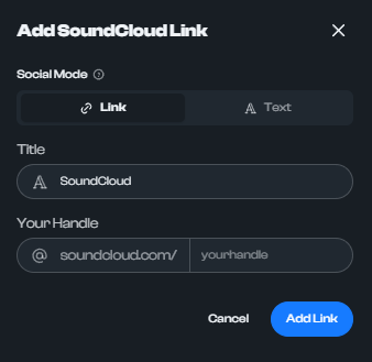 How to add SoundCloud