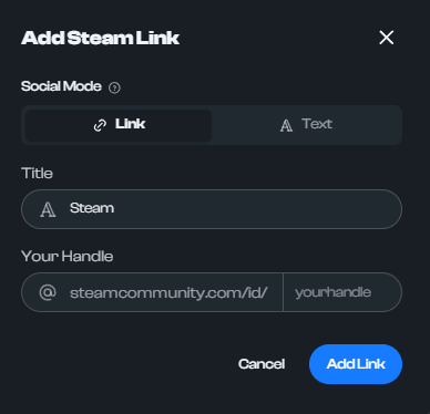 How to add Steam